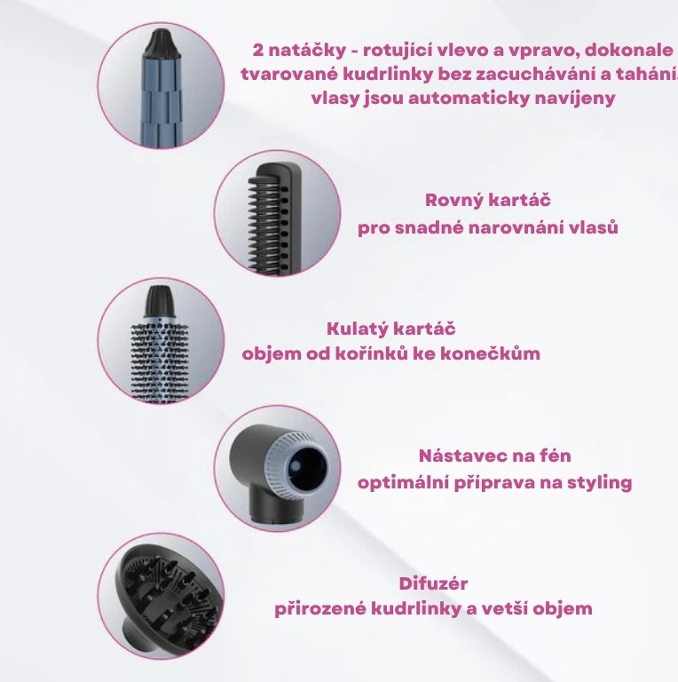 VITALmaxx Multifunkční horkovzdušný kartáč na vlasy Air Styler Plus 12750 (5)